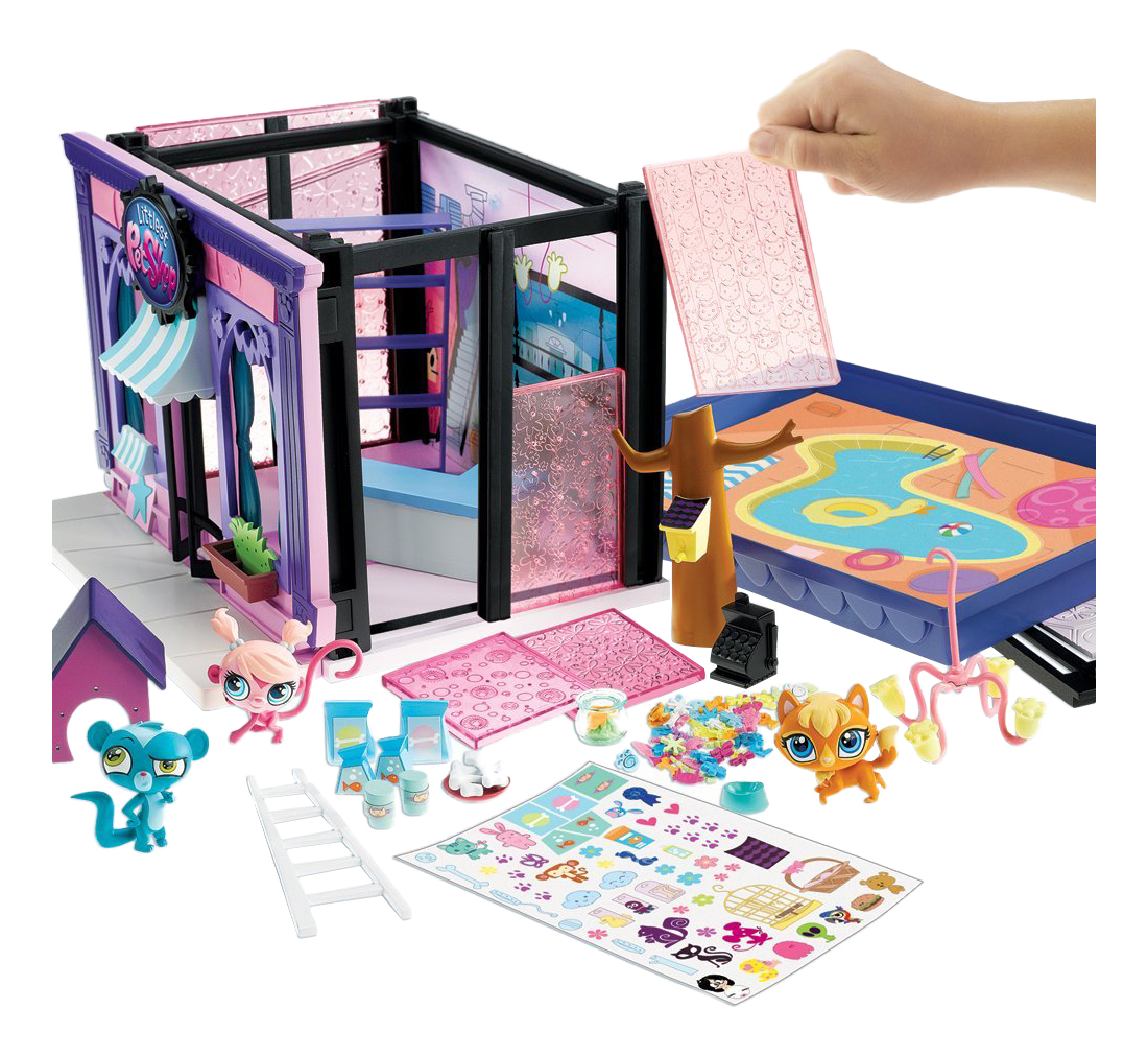 Игровой набор Littlest Pet Shop Littlest Pet Shop Shop Style Set – купить в  Москве, цены в интернет-магазинах на Мегамаркет