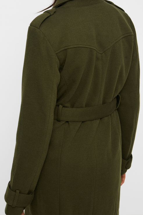 Пальто женское Y.A.S 26015354 зеленое S
