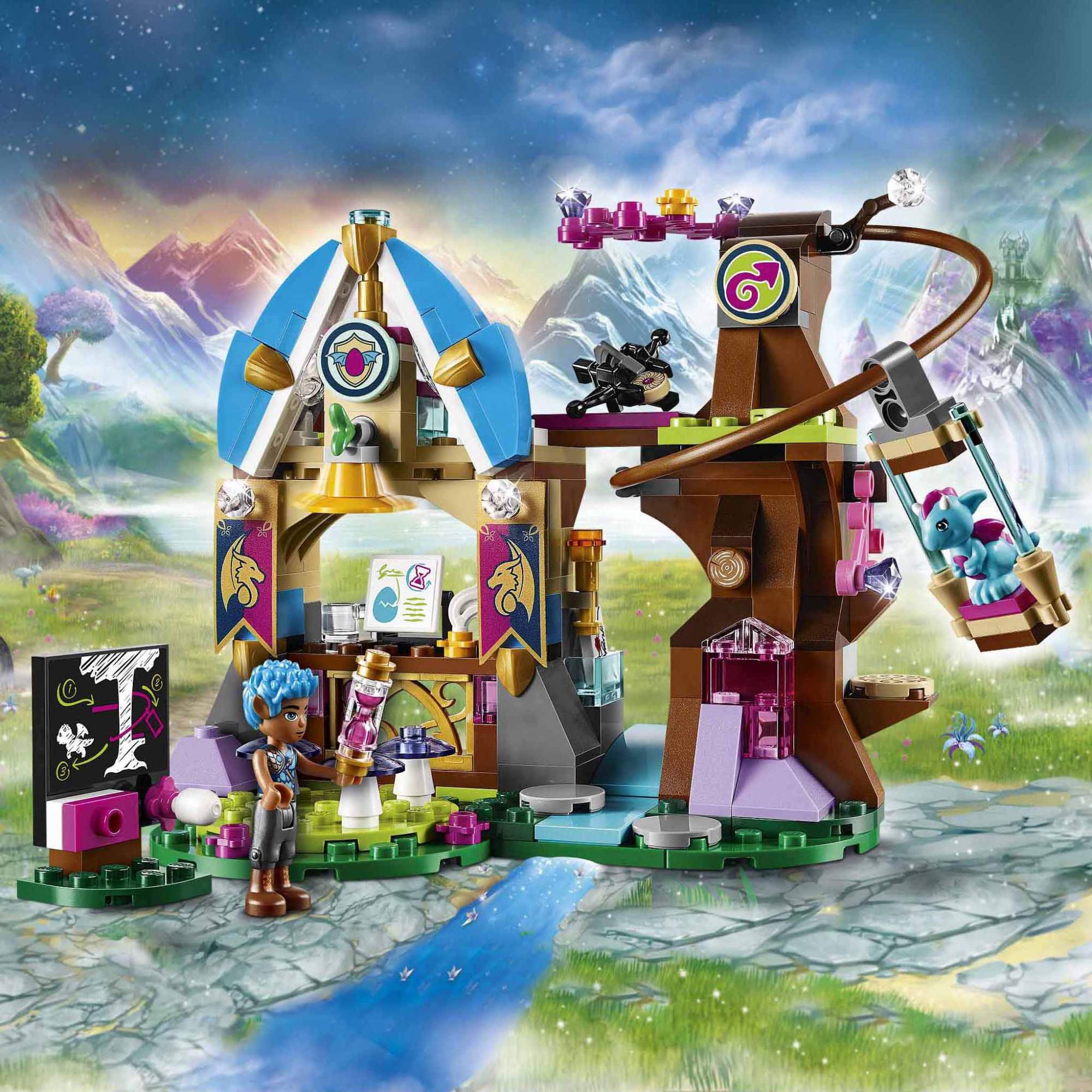 Купить конструктор LEGO Elves Школа драконов (41173), цены на Мегамаркет |  Артикул: 100000075592