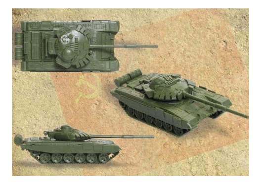 Модели для сборки Zvezda Танк советский основной боевой Т-72б