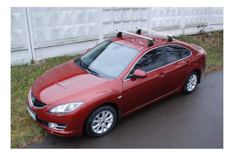 Багажник на крышу LUX с дугами 1,2м для 965 Mazda 3 Kia Ceed 2007 692117