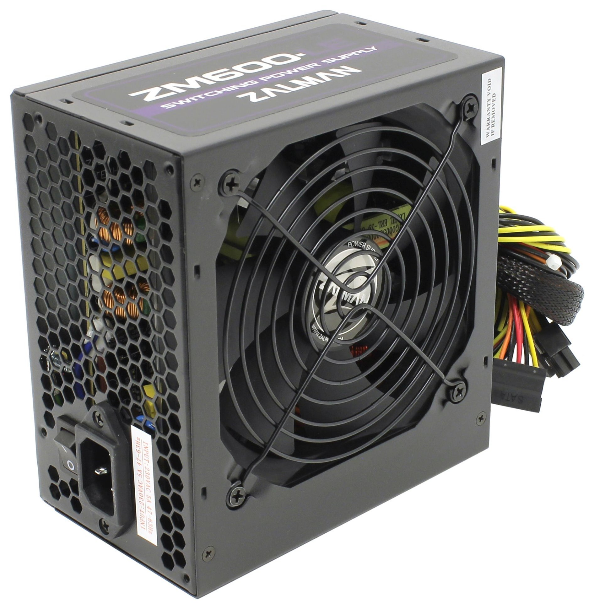 Блок питания zm600 схема Блок питания Zalman ZM600-LE 600W - отзывы покупателей на маркетплейсе Мегамарке