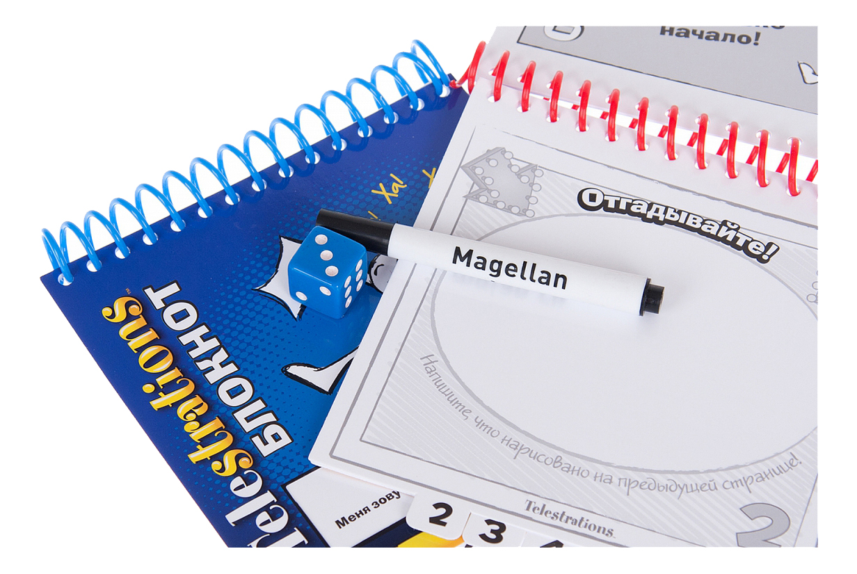 Настольная игра Magellan Сломанный телефон Telestrations - отзывы  покупателей на Мегамаркет