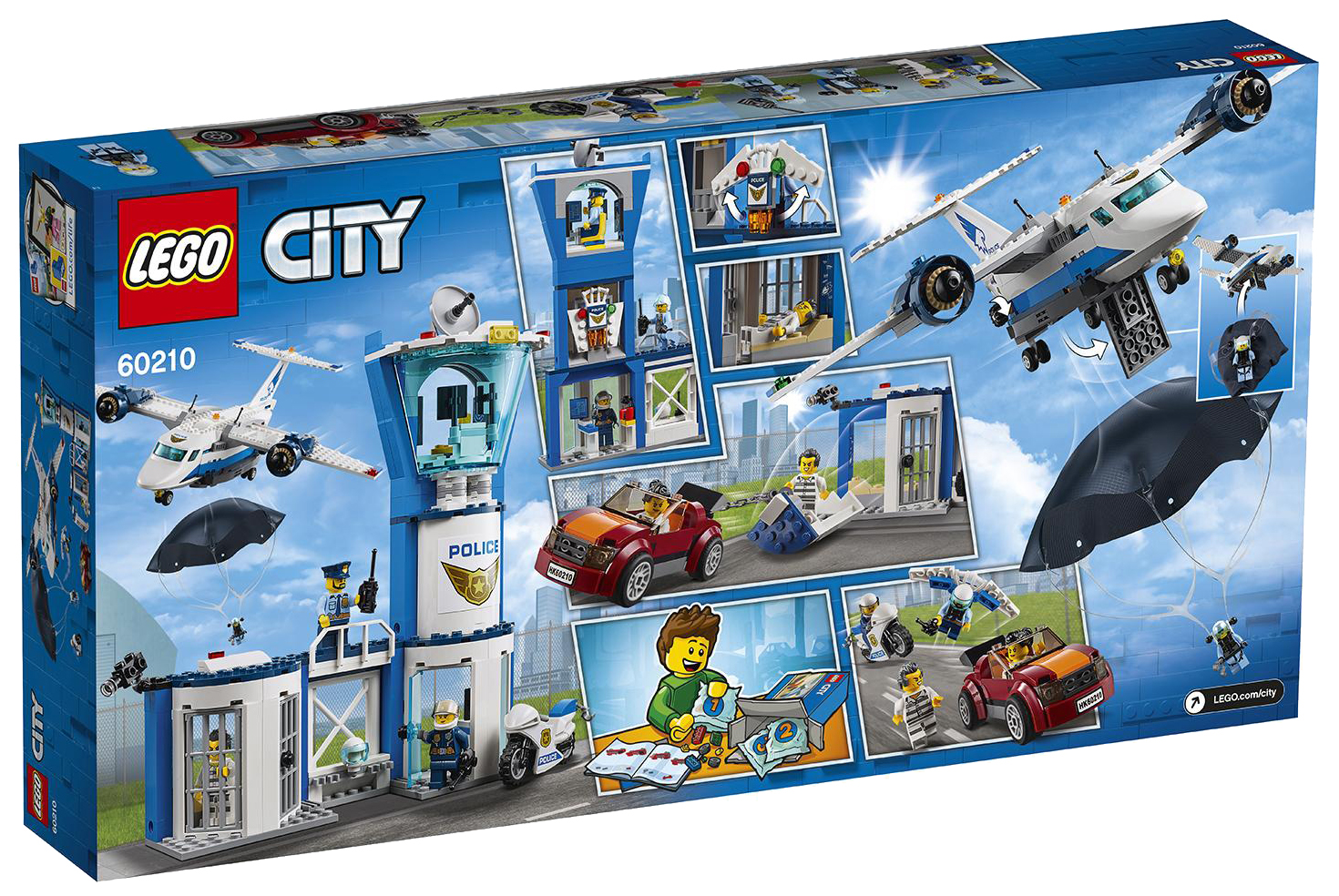 Конструктор LEGO City 60210 Воздушная полиция: авиабаза