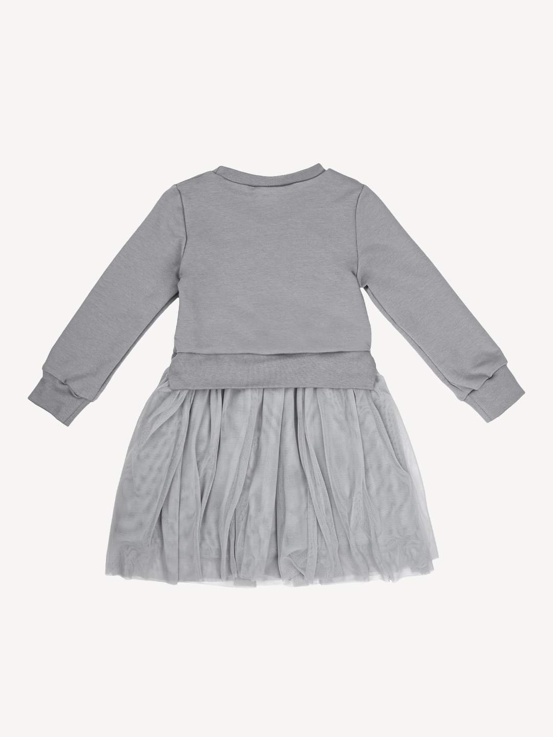 Платье детское Amarobaby LITTLE MISS, цв. серый, р. 98