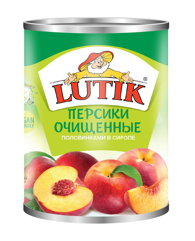 Купить персики Lutik половинки очищенные в сиропе, 425 мл, цены на Мегамаркет | Артикул: 100029322086