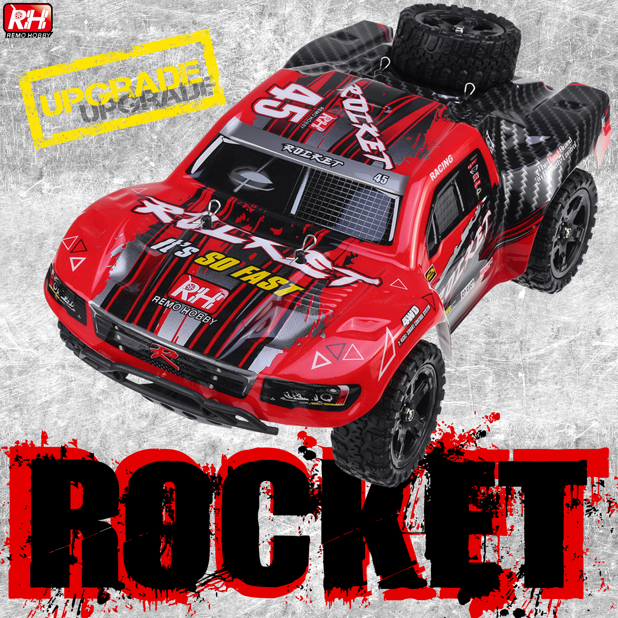 Машина на р/у Remo Hobby Rocket Brushless UPGRADE 4WD 2.4G 1/16 RTR-RH1625UPG  красный - купить в ИП Черняновский Михаил Викторович, цена на Мегамаркет