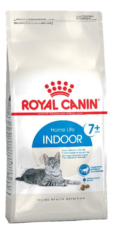 Сухой корм для кошек ROYAL CANIN Home Life Indoor 7+, для домашних старше 7 лет, 3,5кг