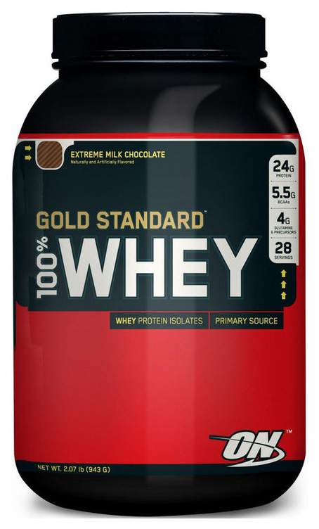 Протеин Optimum Nutrition 100% Whey Gold Standard, 908 г, extreme milk chocolate
