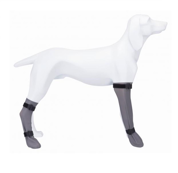 Защитный носок для собак TRIXIE, серый, S, 6 см/30 см
