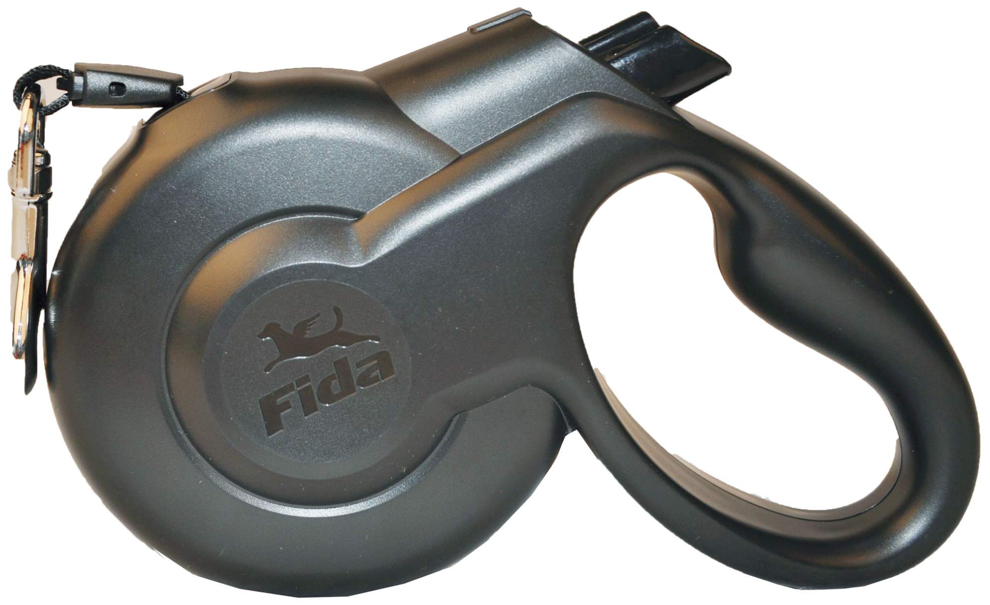 Поводок-рулетка Fida Styleash 5м - 15кг, Черный, с выдвижным шнуром