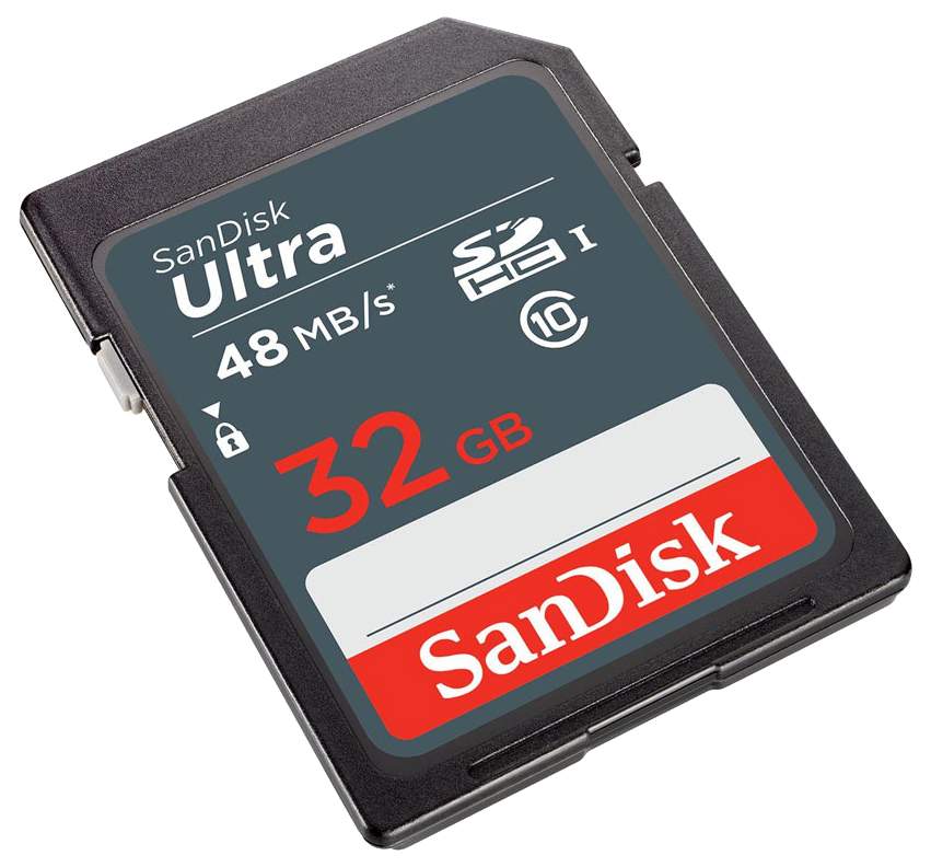 Карта памяти SanDisk SDHC Ultra SDSDUNB-032G-GN3IN 32GB