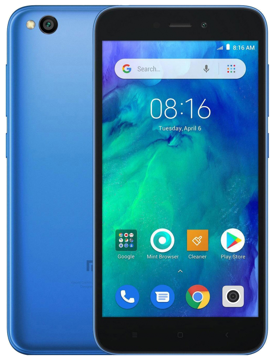 Смартфон Xiaomi Redmi Go 1/8GB Blue (X22326) - отзывы покупателей на  Мегамаркет