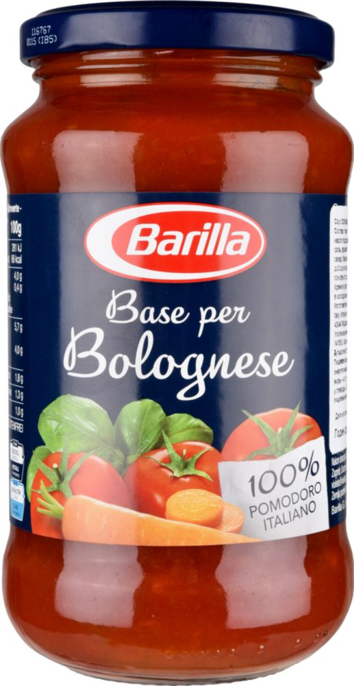 Купить соус томатный Barilla для болоньезе 400 г, цены на Мегамаркет | Артикул: 100023423894