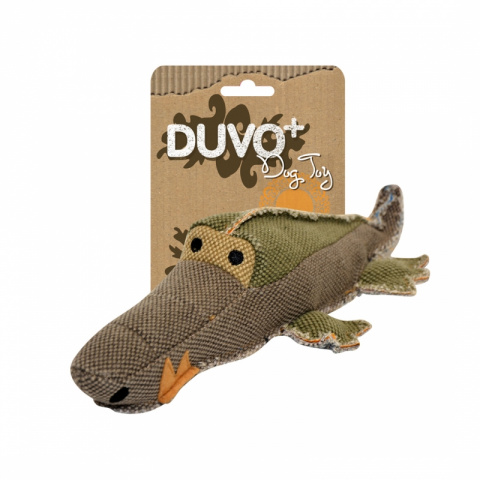 Мягкая игрушка для собак Duvo+ Милый Кро, зеленый, длина 30 см