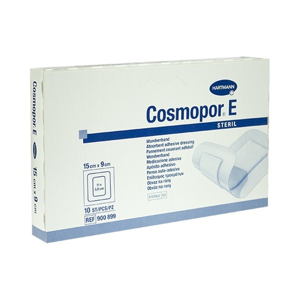 Самоклеящиеся послеоперационные повязки Cosmopor E steril 15 х 9 см 10 шт.