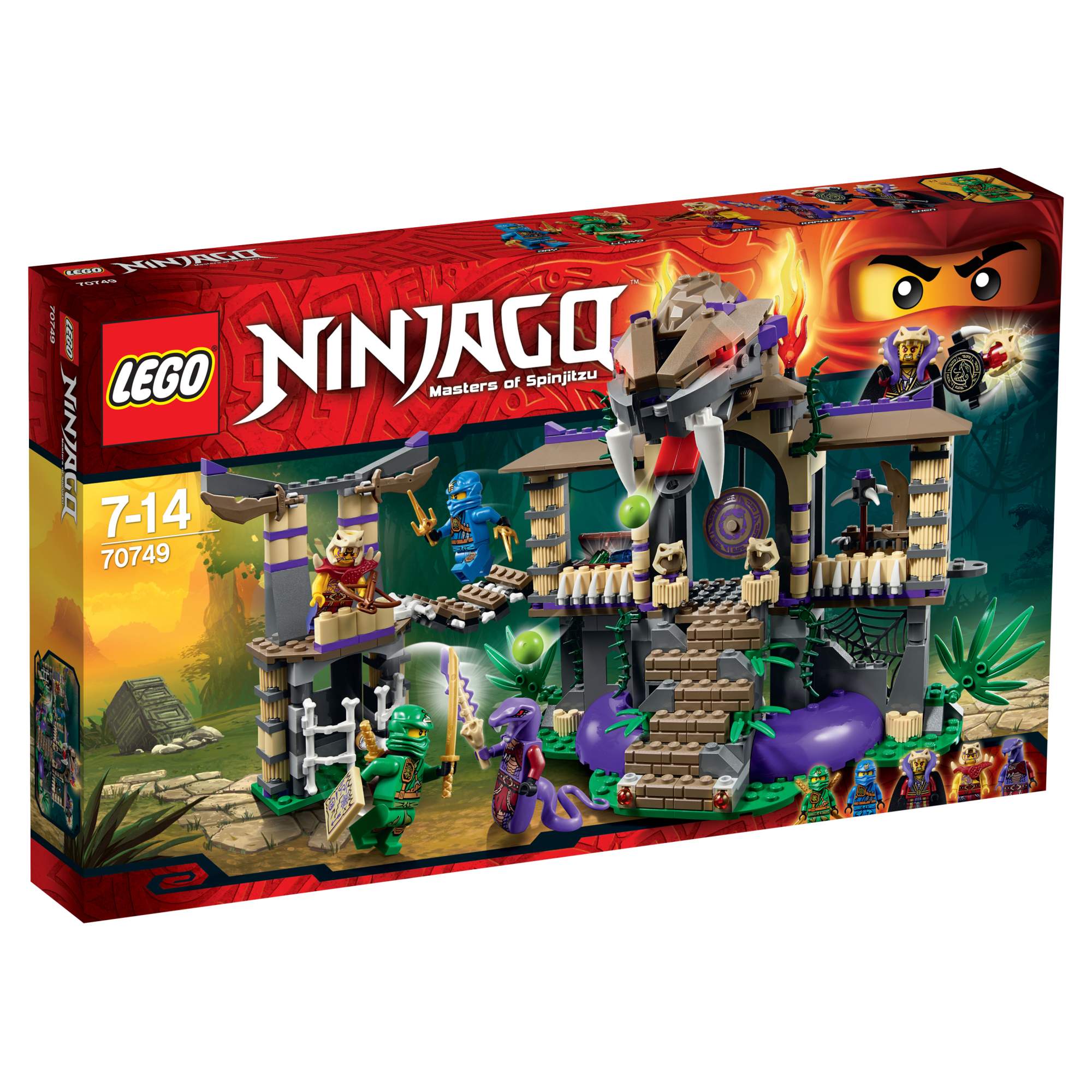 Конструктор LEGO Ninjago Храм Клана Анакондрай (70749) - отзывы покупателей  на Мегамаркет