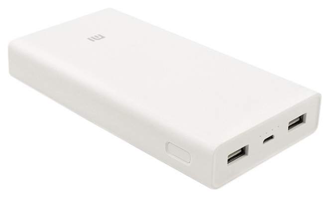 Внешний аккумулятор Xiaomi Mi Power Bank 2C PLM06ZM 20000 mAh (VXN4220CN) White