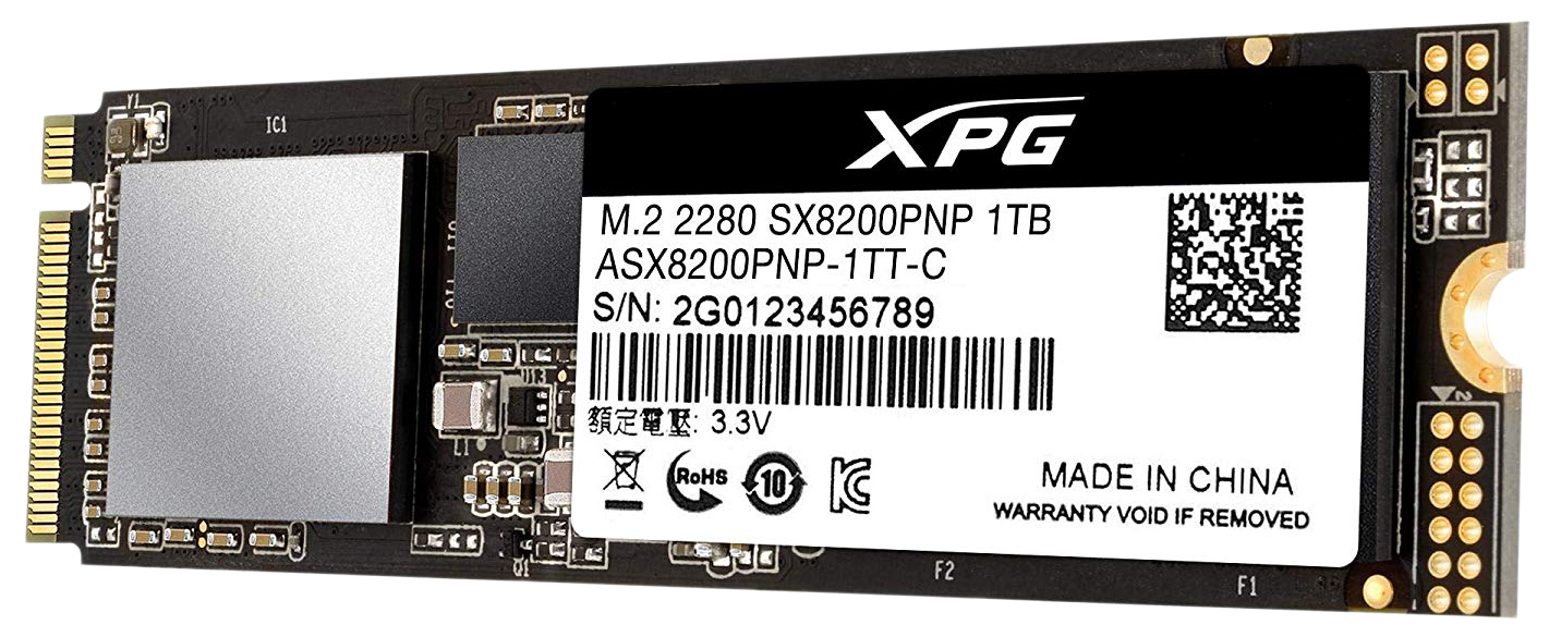 SSD накопитель ADATA XPG SX8200 Pro M.2 2280 1 ТБ (ASX8200PNP-1TT-C) -  отзывы покупателей на Мегамаркет | 100024459194