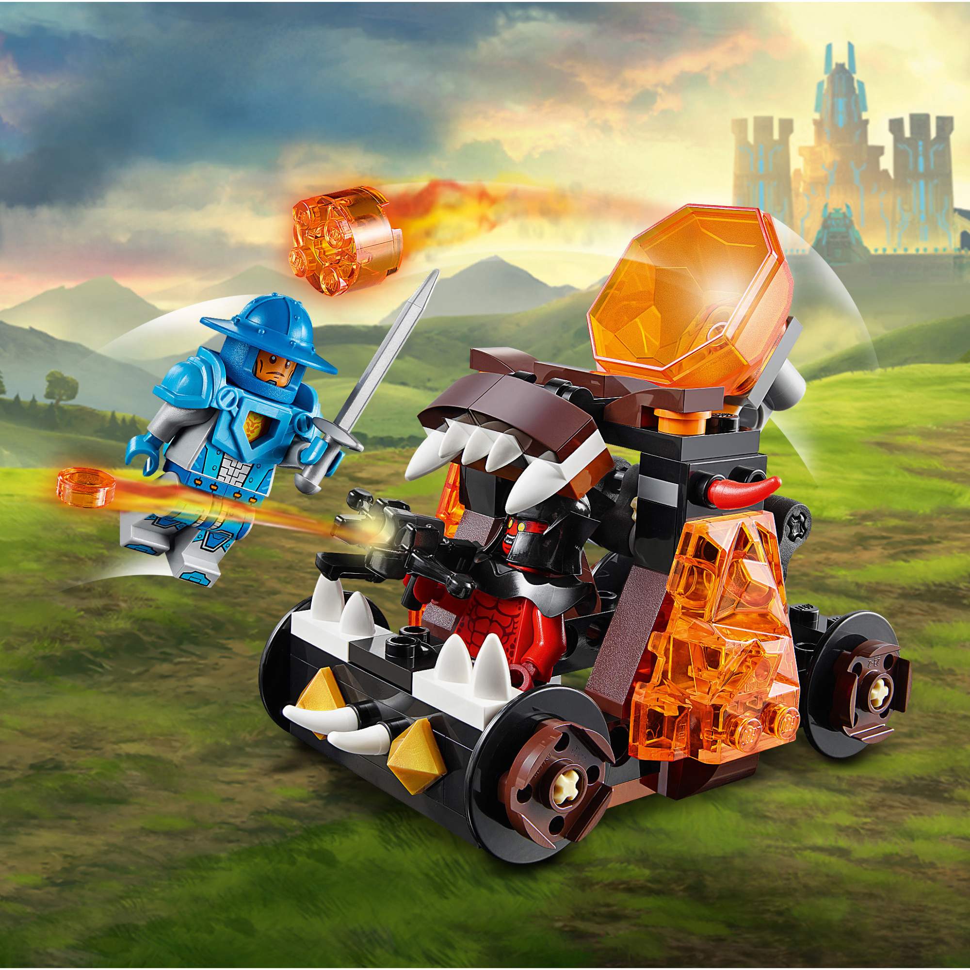 Купить конструктор LEGO Nexo Knights Безумная катапульта (70311), цены на  Мегамаркет | Артикул: 100000075794