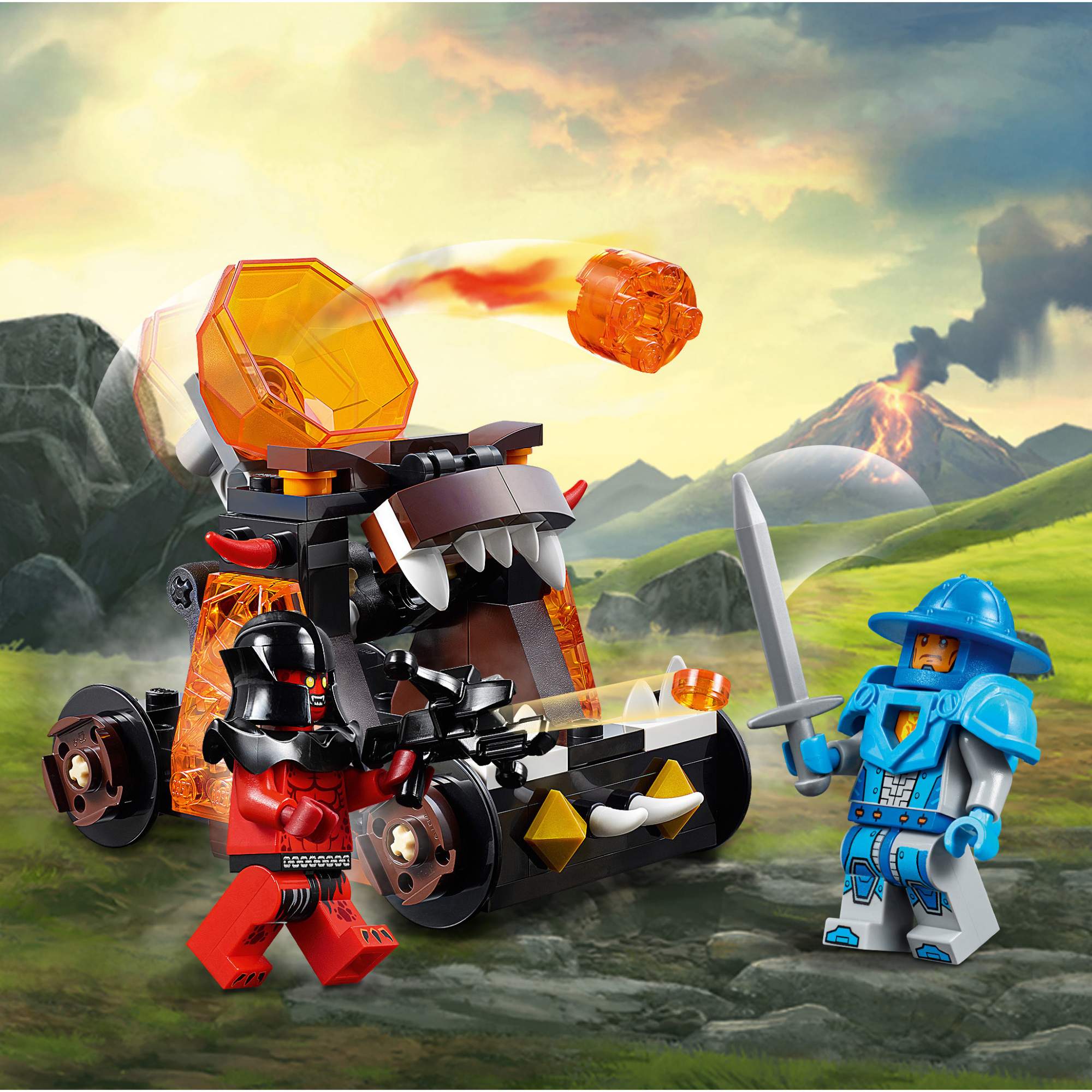 Купить конструктор LEGO Nexo Knights Безумная катапульта (70311), цены на  Мегамаркет | Артикул: 100000075794