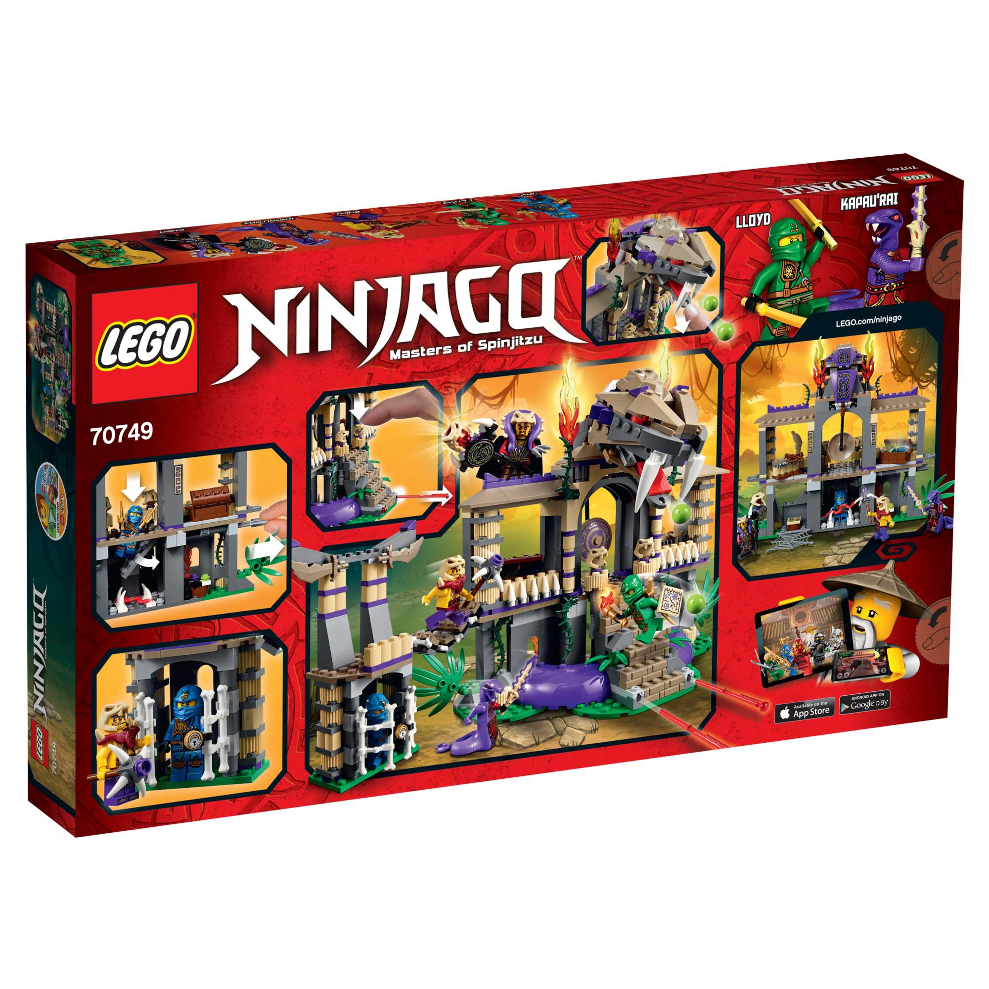 Конструктор LEGO Ninjago Храм Клана Анакондрай (70749) – купить в Москве,  цены в интернет-магазинах на Мегамаркет