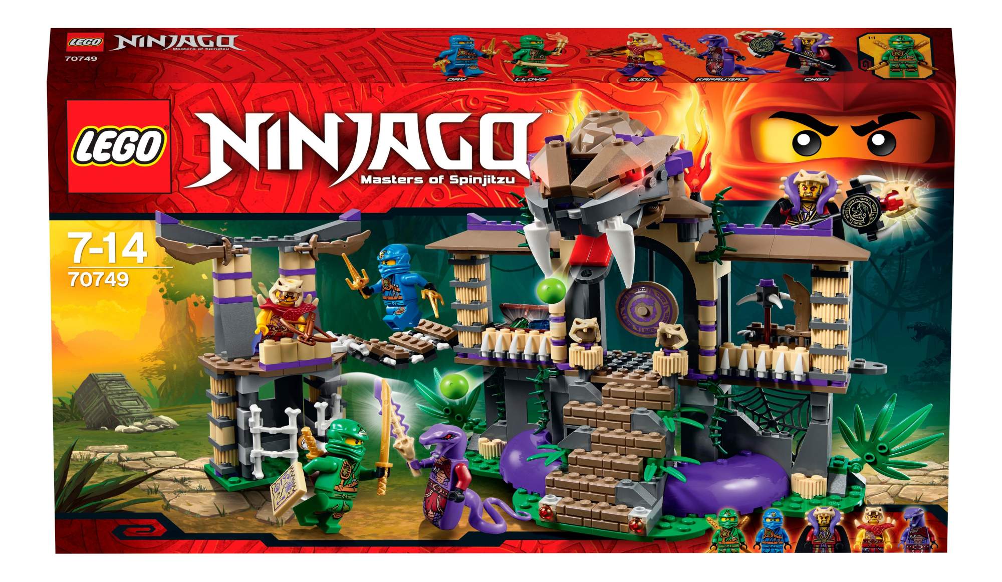 Конструктор LEGO Ninjago Храм Клана Анакондрай (70749) - отзывы покупателей  на Мегамаркет