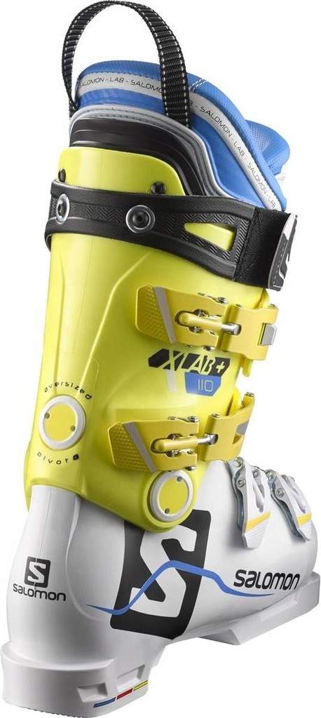 Горнолыжные ботинки Salomon X Lab+ 110 2018, white/yellow, 25.5