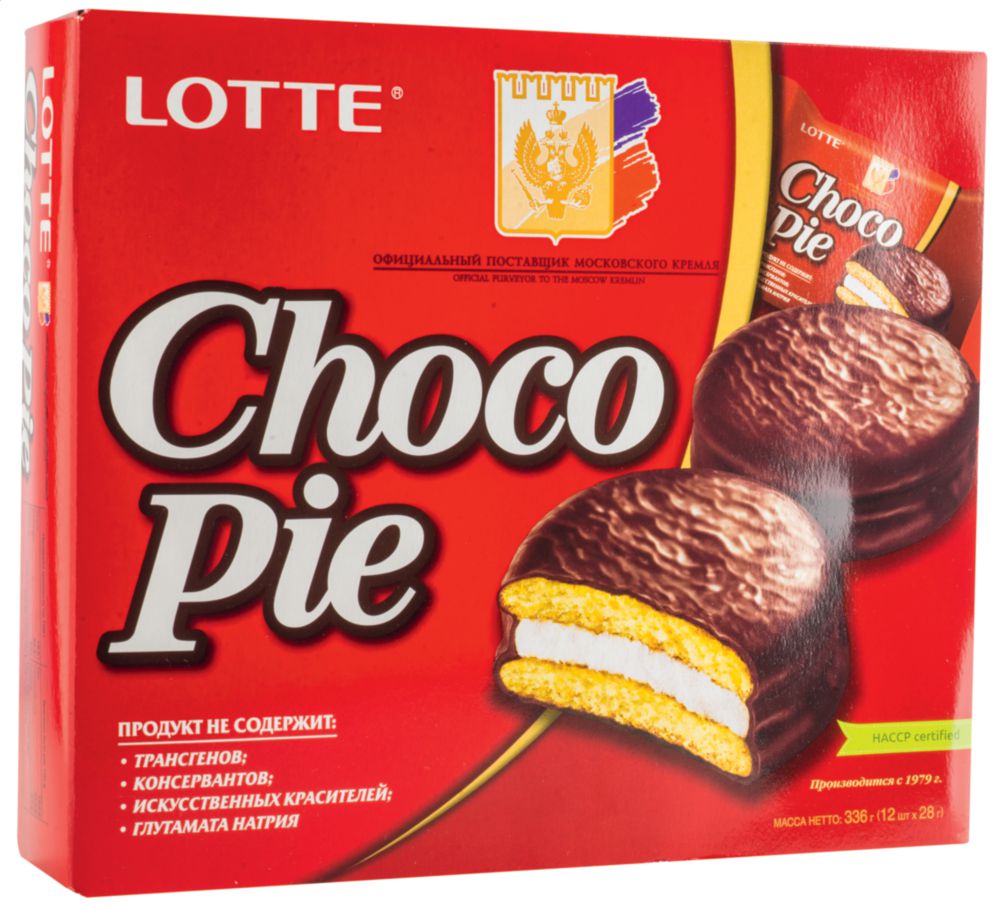 Пирожное choco pie Lotte 336 г