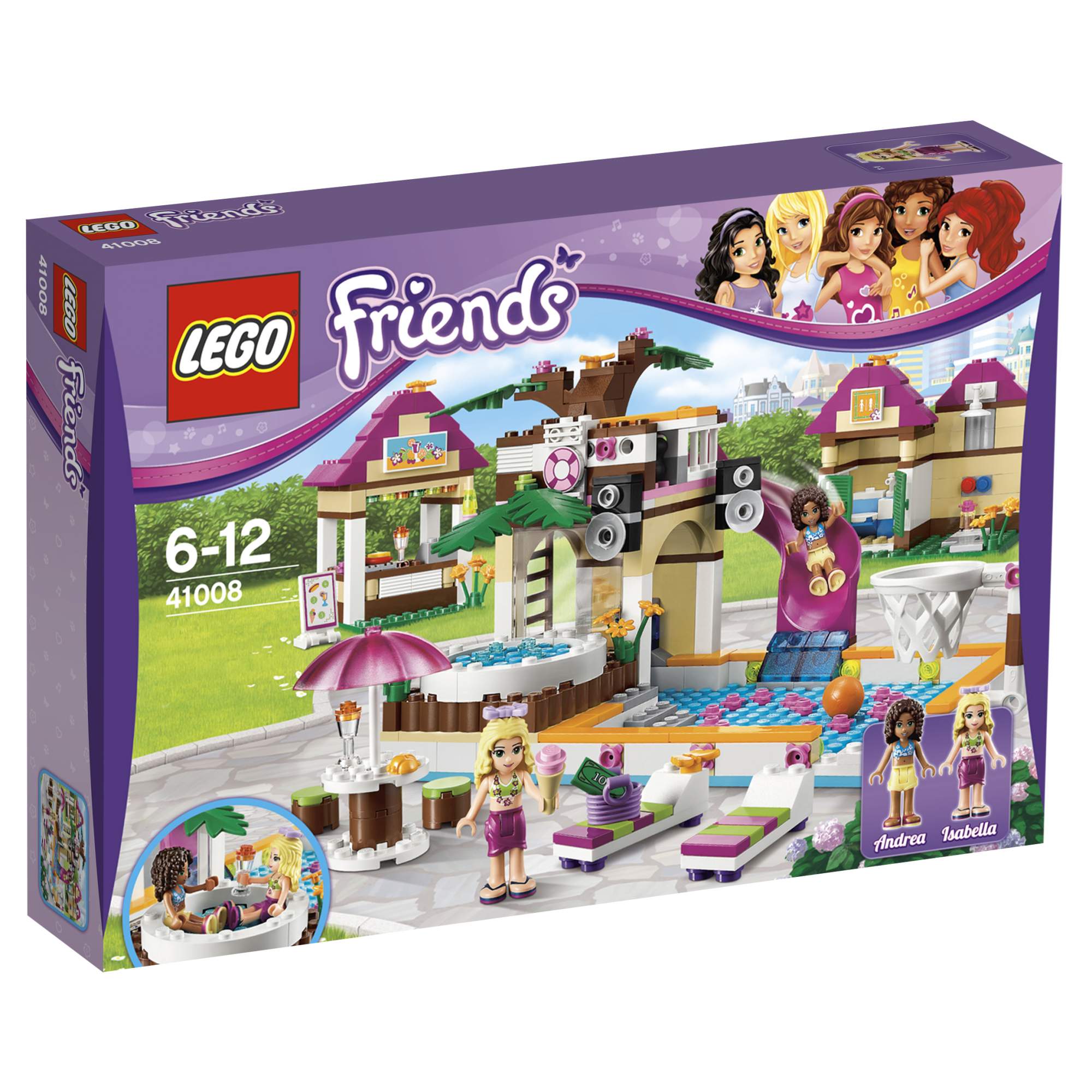 Отзывы о конструктор LEGO Friends Городской бассейн (41008) - отзывы  покупателей на Мегамаркет | конструкторы LEGO 41008 - 100000076196