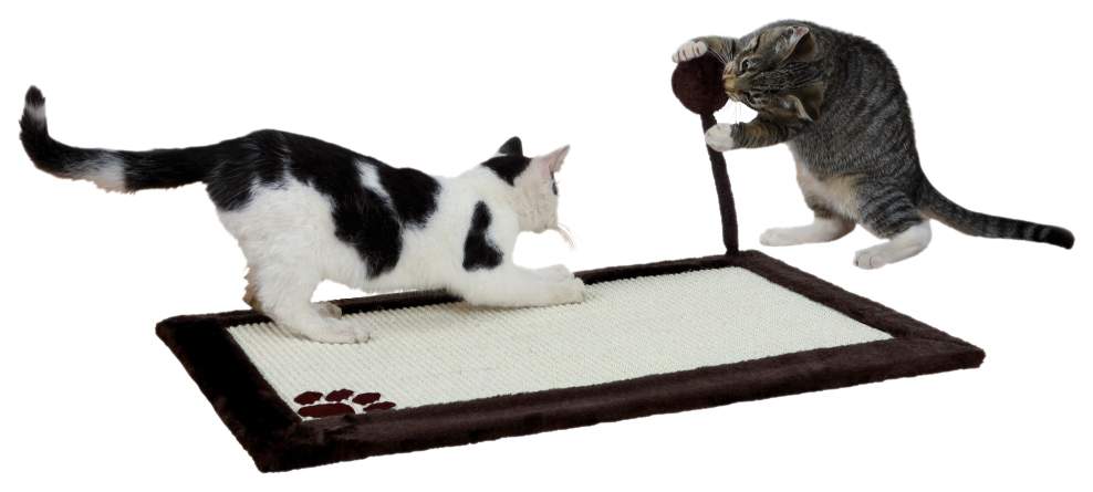 Когтеточка для кошек Trixie Scratching Mat, размер 70х45см,, темно-коричневый