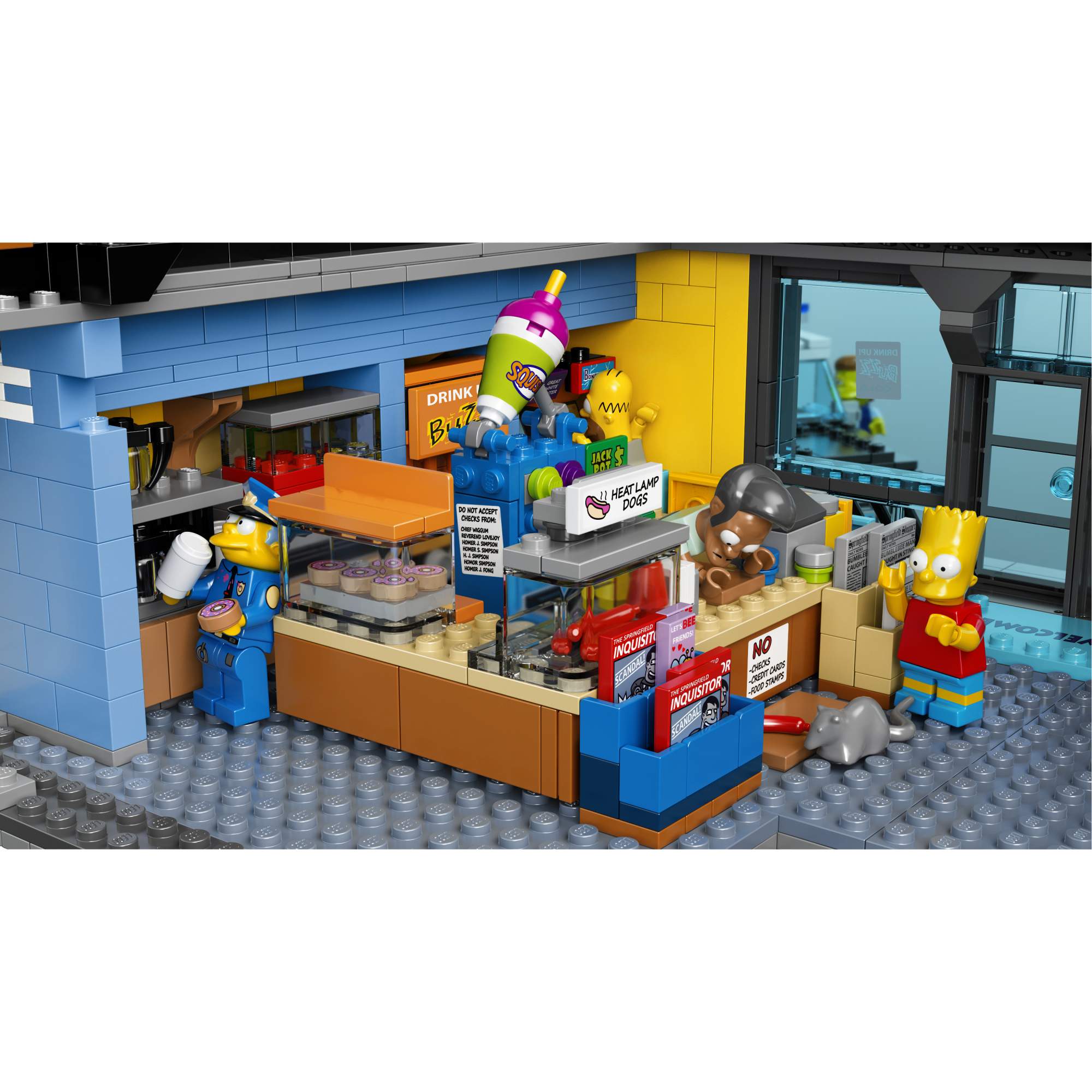 Купить конструктор LEGO Simpsons Магазин На скорую руку (71016), цены на  Мегамаркет | Артикул: 100000093096