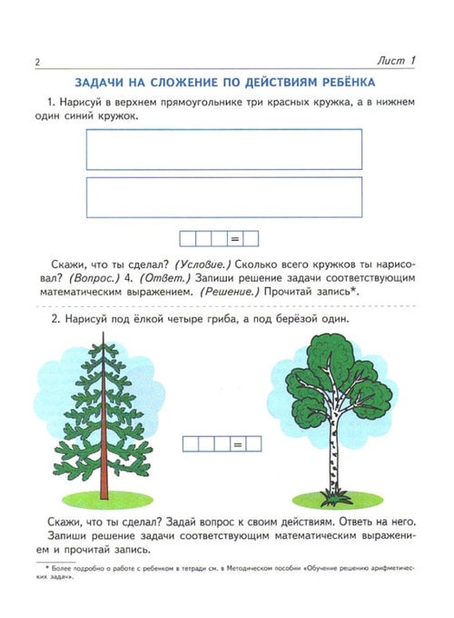 Арифметические задачи в картинках
