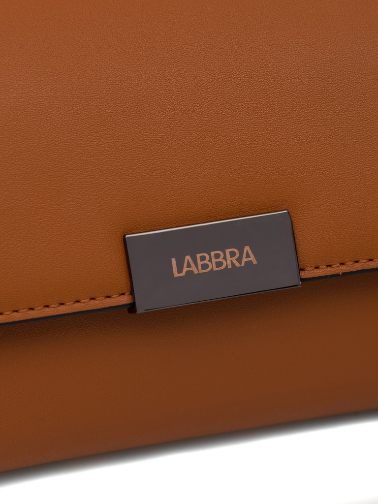 Клатч кожаный Labbra L-A380-04 рыжий 01-00027791