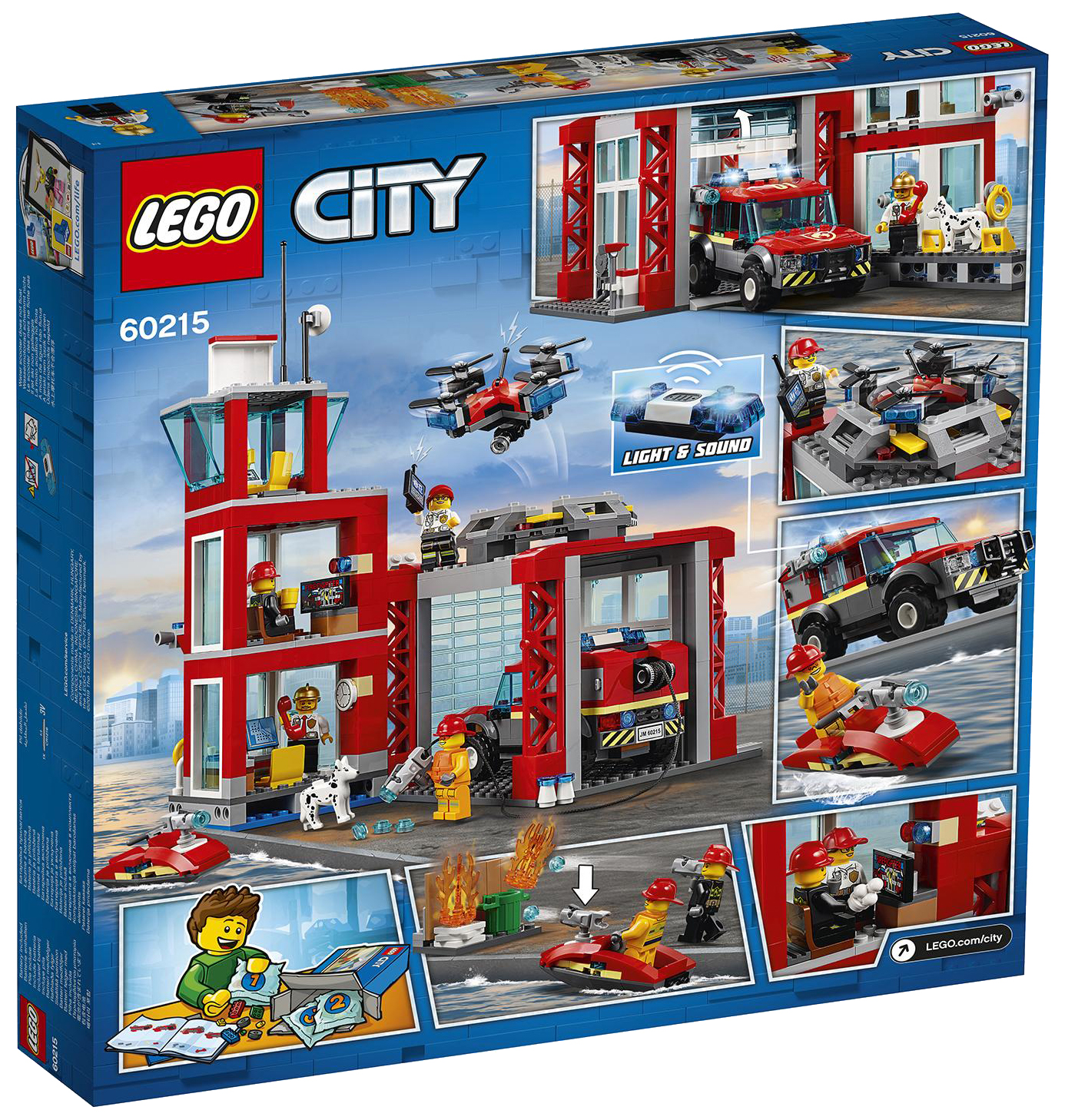 Конструктор LEGO City 60215 Пожарное депо