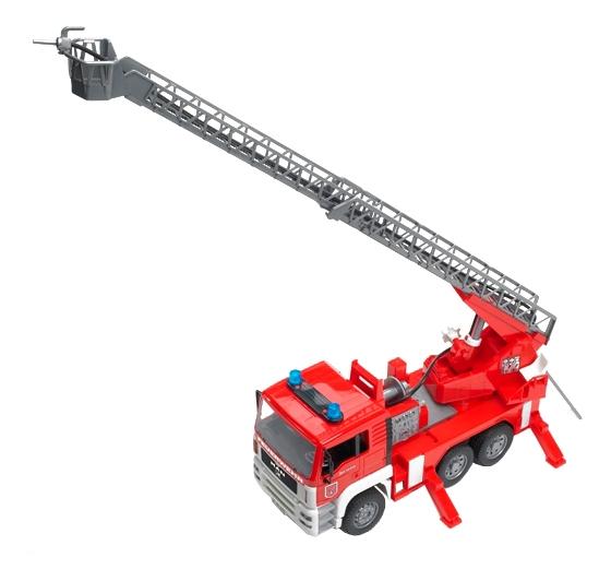 Пожарная машина Bruder MAN с лестницей и помпой с модулем