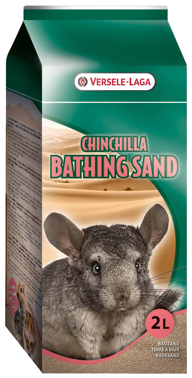 Песок для купания песчанок, шиншилл Versele-Laga Chinchilla Bathing Sand 1.3 кг, 2 л