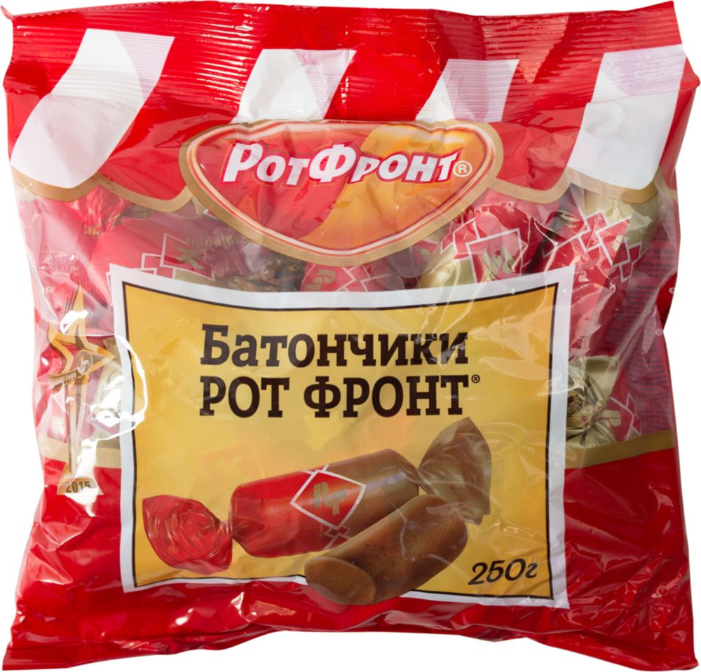 Конфеты РотФронт батончики 250 г