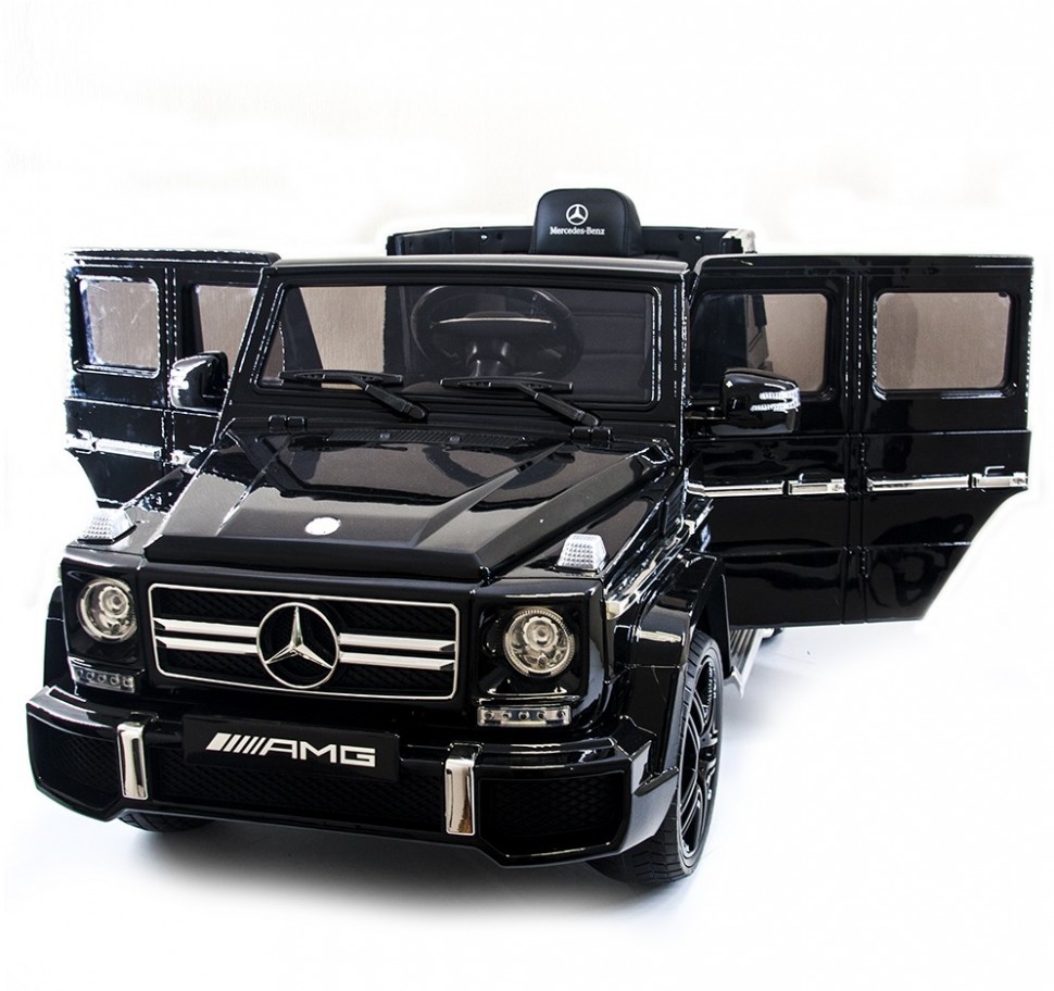 Детский электромобиль Harleybella Mercedes Benz G63 LUXURY Black