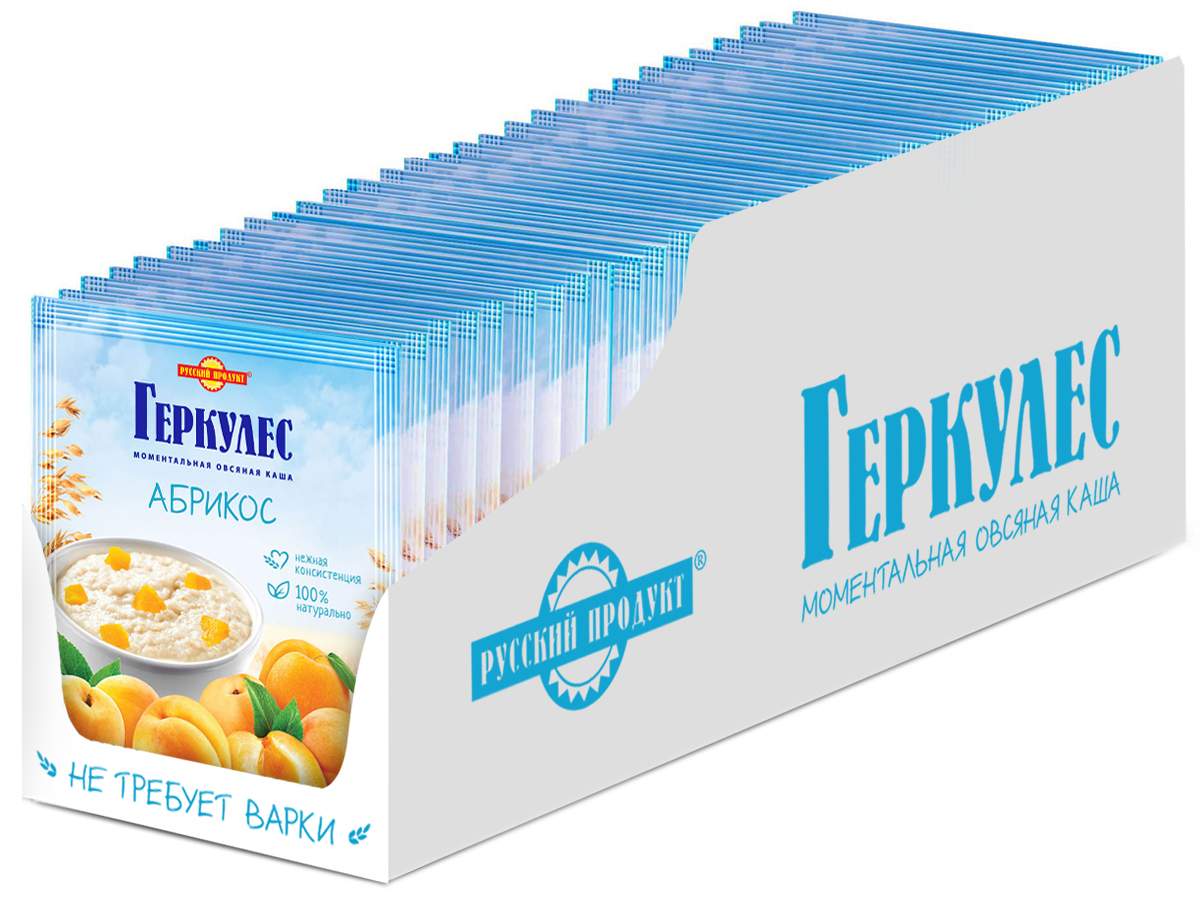 Моментальная овсяная каша русский продукт геркулес