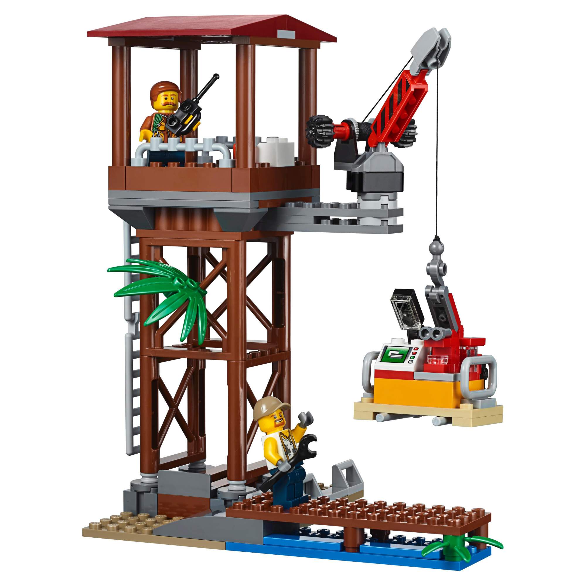 Конструктор LEGO City Jungle Explorers Вертолёт для доставки грузов в джунгли (60162)