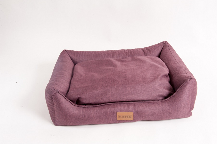Лежанка для собак Katsu 93x124x25см розовый