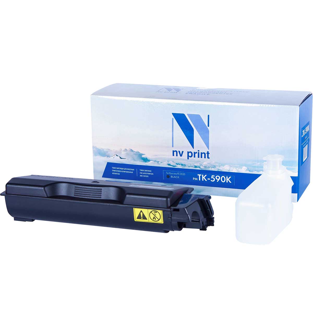 Картридж для лазерного принтера NV Print TK590BK, черный