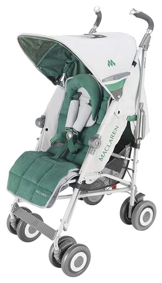 Maclaren Techno XLR Silver Pine Green