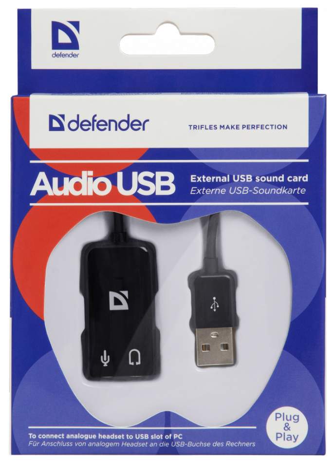 Внешняя usb звуковая карта defender audio usb