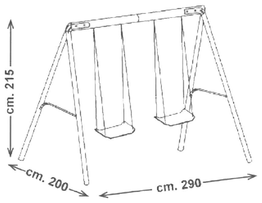 Деревянные качели размеры и чертежи