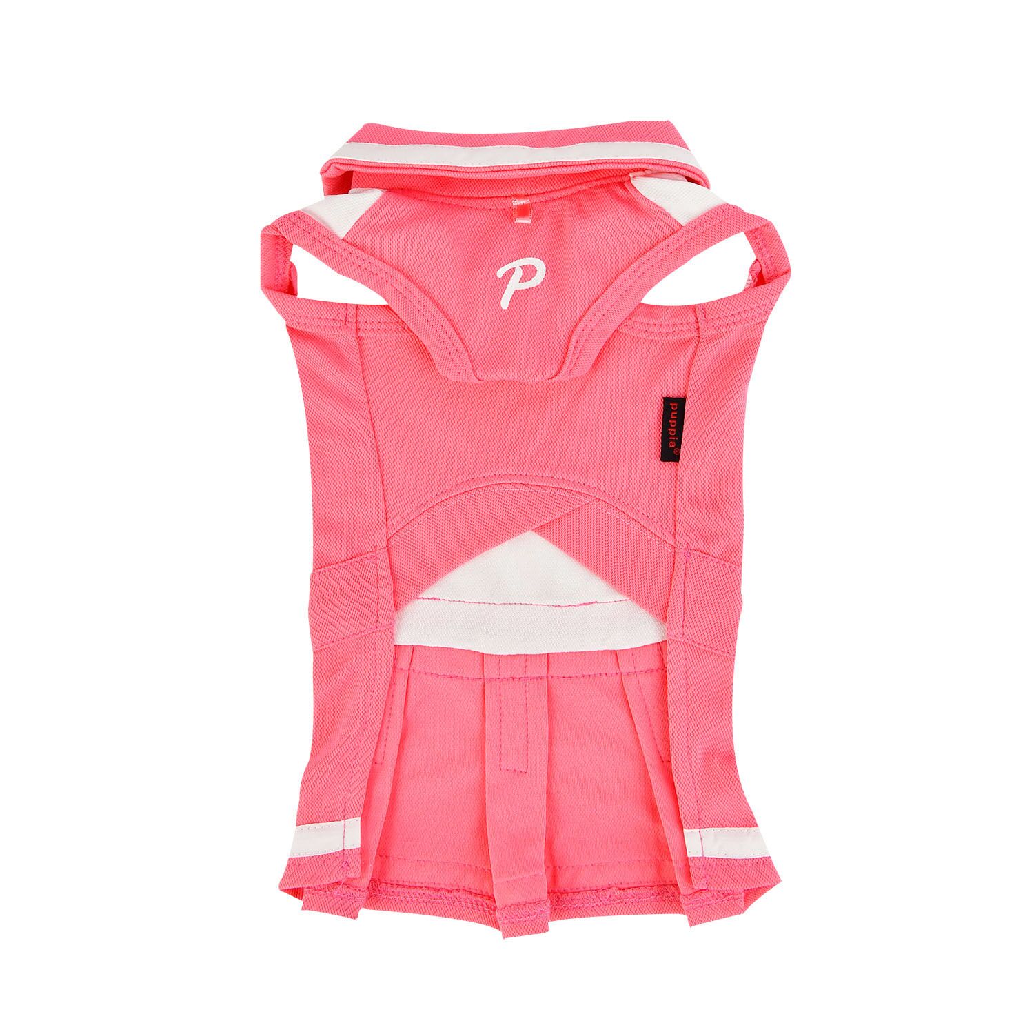 Платье теннисное для собак Puppia Ace розовое, размер L