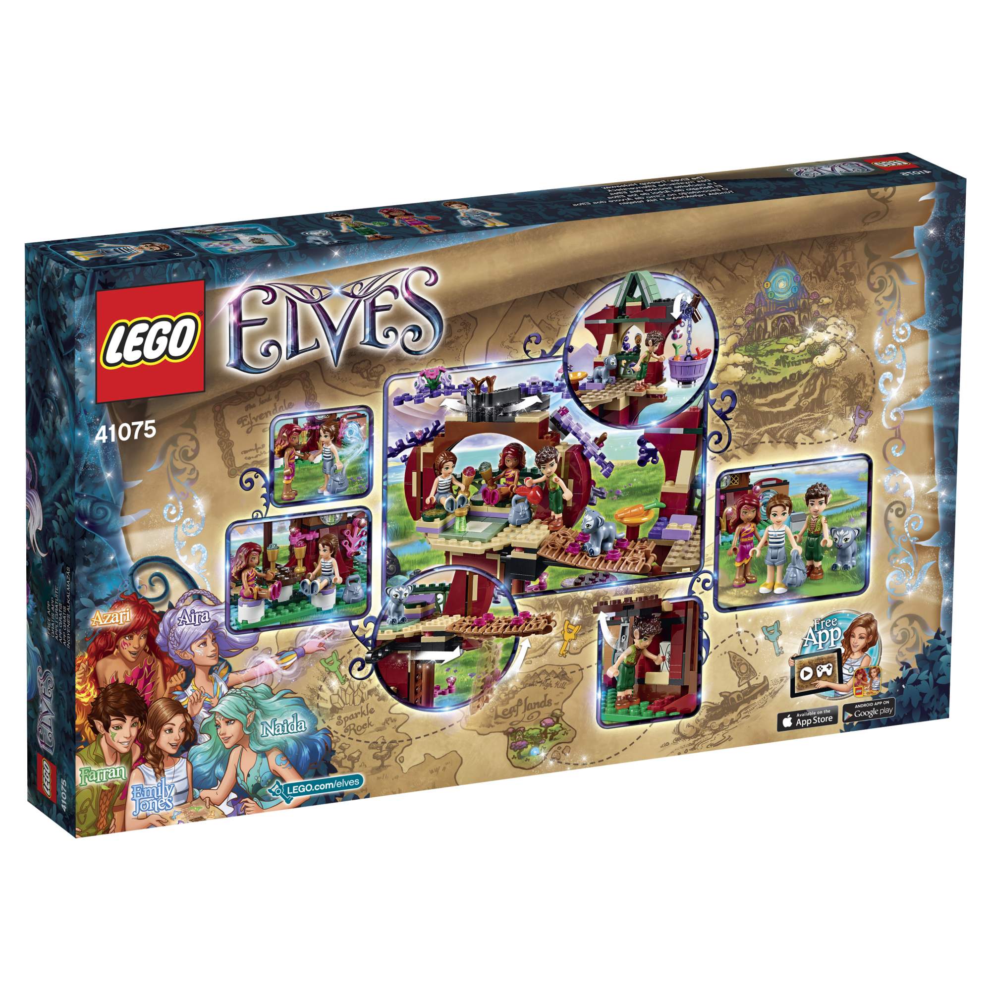 Купить конструктор LEGO Elves Дерево эльфов (41075), цены на Мегамаркет |  Артикул: 100000075598