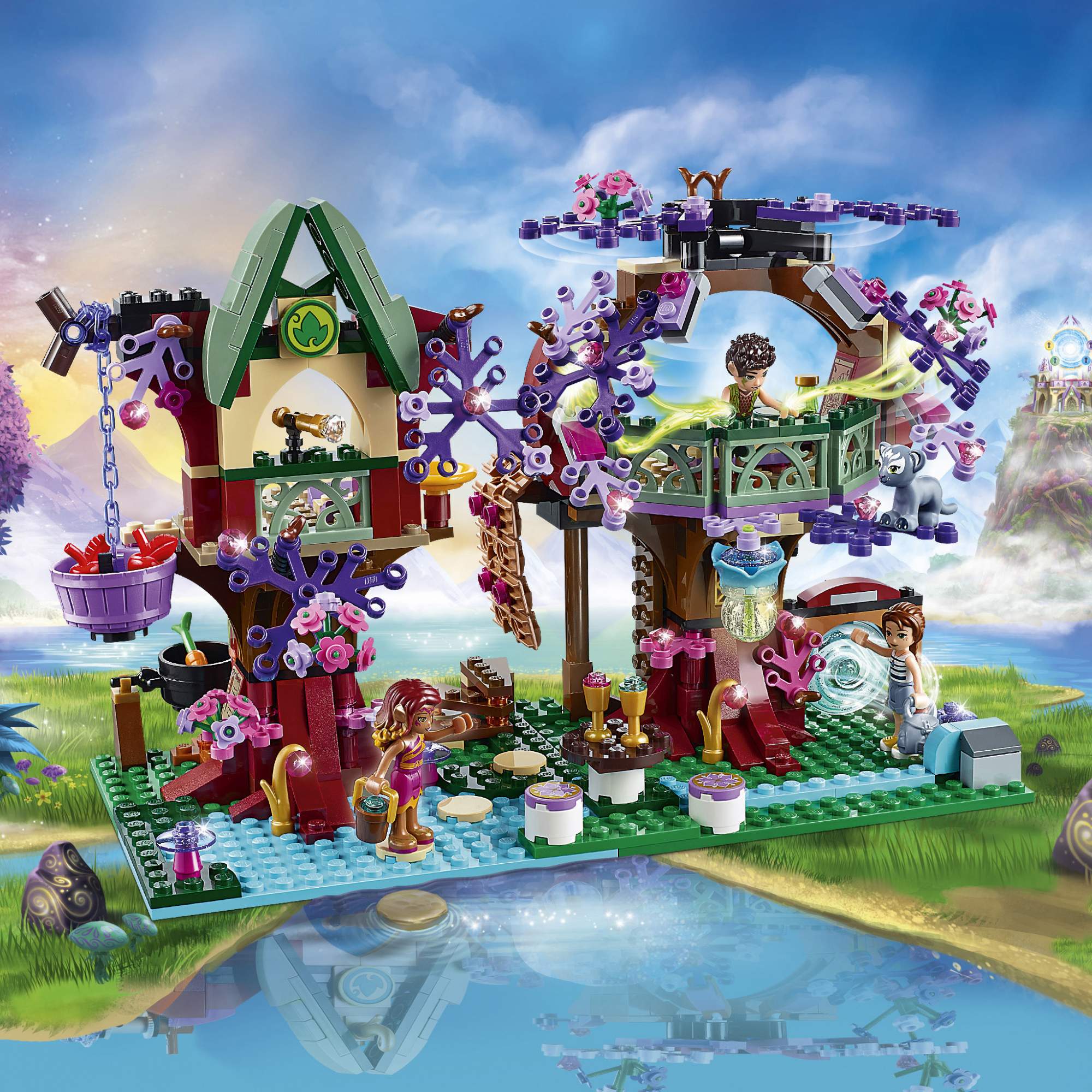 Купить конструктор LEGO Elves Дерево эльфов (41075), цены на Мегамаркет |  Артикул: 100000075598