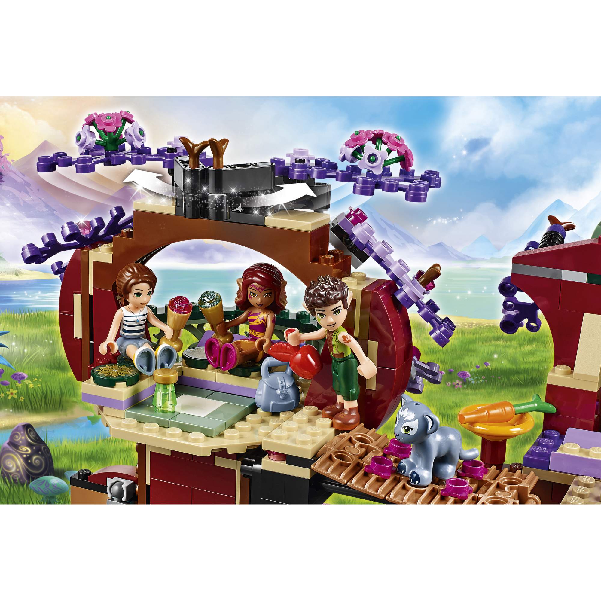 Купить конструктор LEGO Elves Дерево эльфов (41075), цены на Мегамаркет |  Артикул: 100000075598